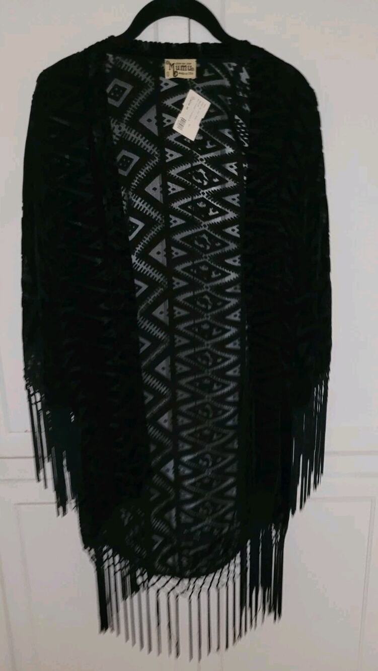 Show Me Your Mumu Metzler Fringe Kimono, NWT ( $238) Sz S